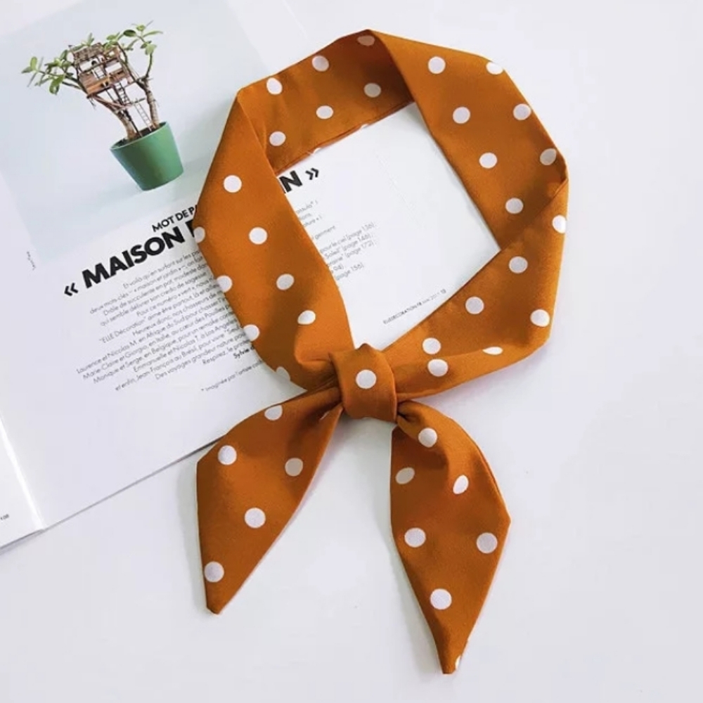 Silky Fun Retro Pinup Scarf For Head Neck Bag